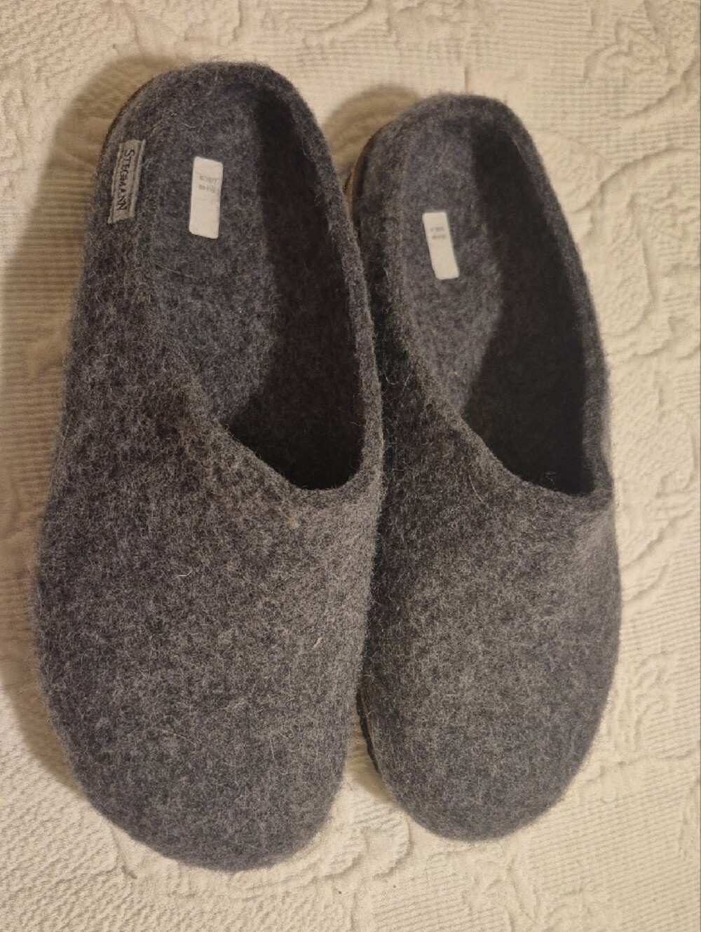 Stegmann Grey Wool Slip-On Clog, SIZE 9/9.5 - Picture 4 of 7